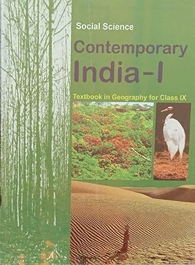 Contemprary India - Geogrophy For Class - 9