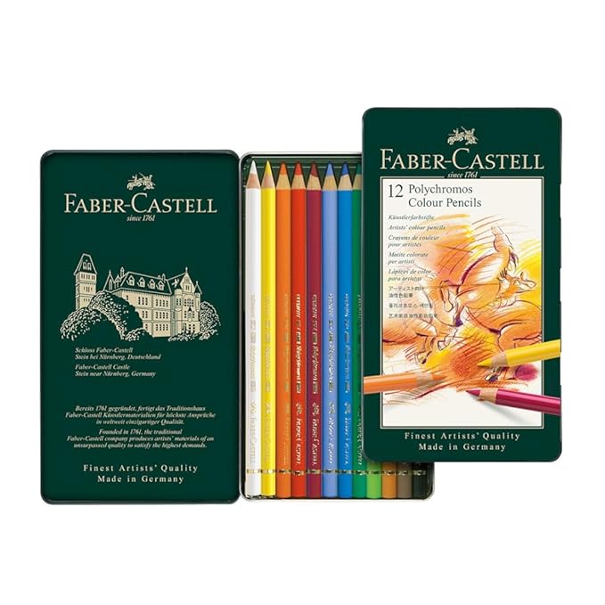 Faber-castell Polychromos Color Pencil Set - Pack Of 12