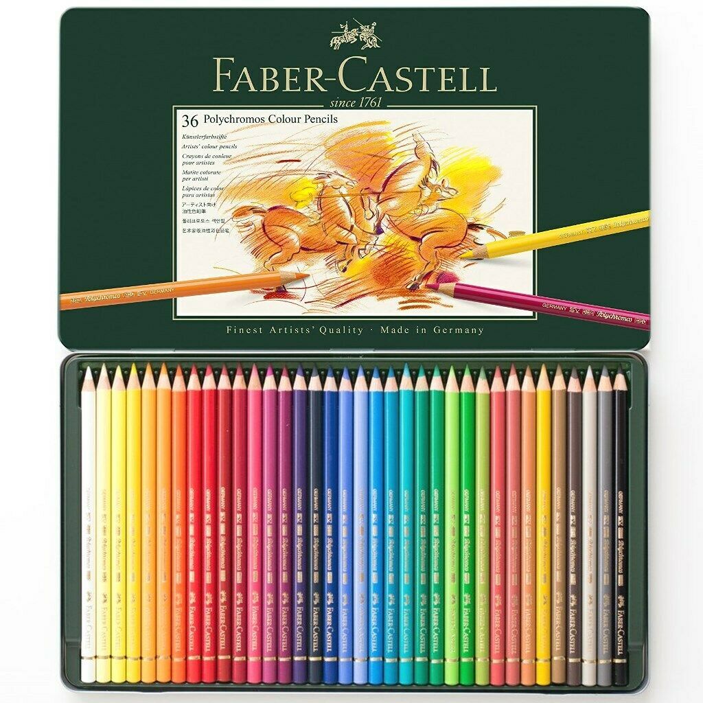 Faber-castell Polychromos Color Pencil Set - Pack Of 36