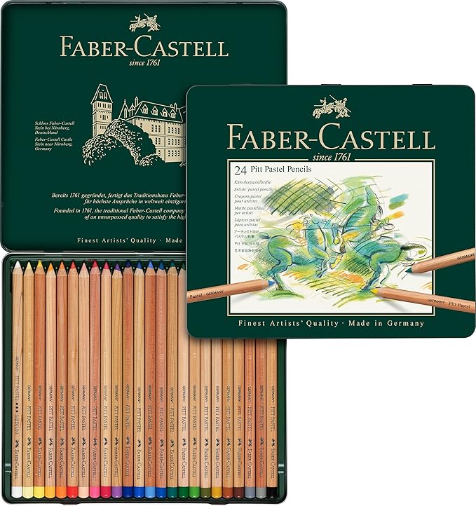 Faber-castell Pitt Pastel Pencil Set-pack Of 24|multicolor