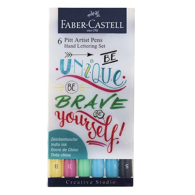 Faber-castell Hand Lettering Pitt Artist Fine Pen Set