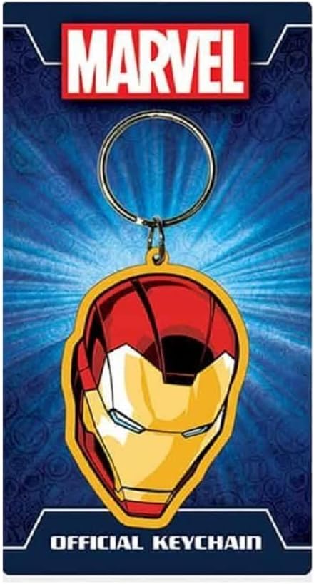 Iron Man Rubber 6cm Keychain Keyring