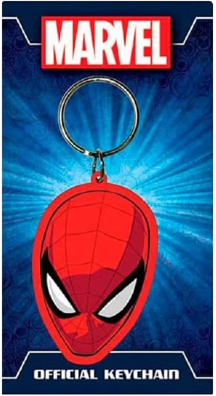 Spider-man Rubber 6cm Keychain Keyring
