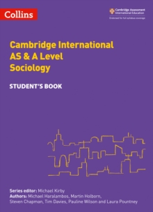 Collins Cambridge International As & A Level Sociology Student's Book Haralambos, M, Holborn, M, Chapman, S, Davies, T, Wilson, P And Pountney, L