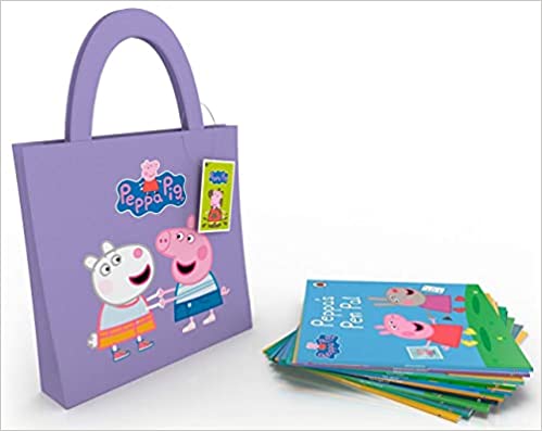 Peppa Pig (purple Bag): Collection Of 10 Pb Storybooks In Fabric Bag)