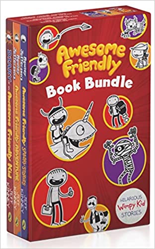 Awesome Friendly Book Bundle (diary Of A Wimpy Kid) 3 Books Collection Set