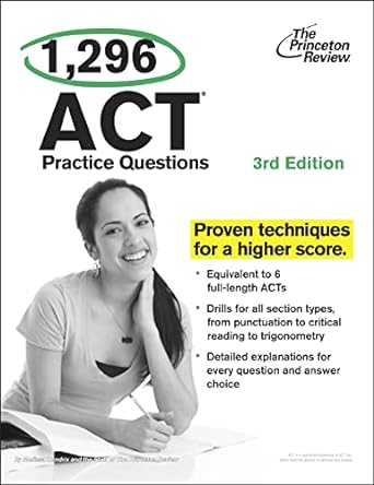 1,296 Act Practice Questions,