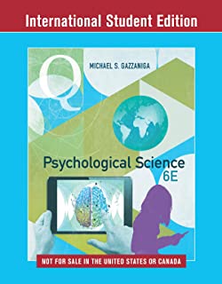Psychological Science, 6/e (ise)