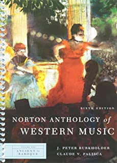 Norton Anthology Of Western Music (vol-1) 6th/ed