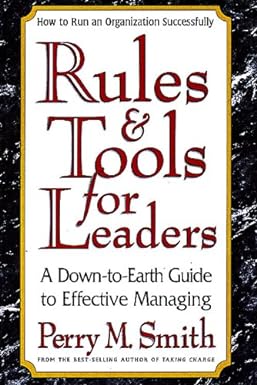 Rules And Tools For Leaders (r