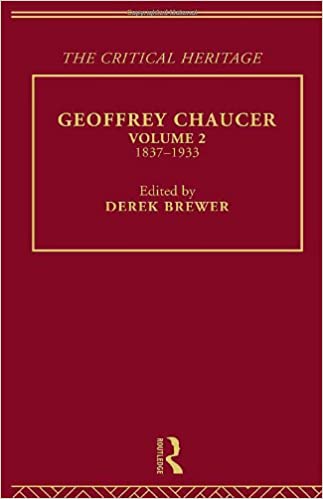 Geoffrey Chaucer Vol Ii 1837-1933