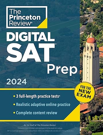 Princeton Review Digital Sat Prep, 2024