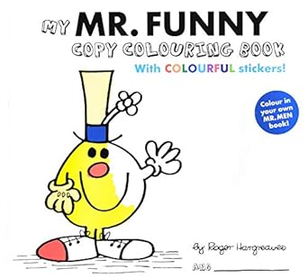 Mr Men - My Mr. Funny Colouring Book With Colourful Stickers
