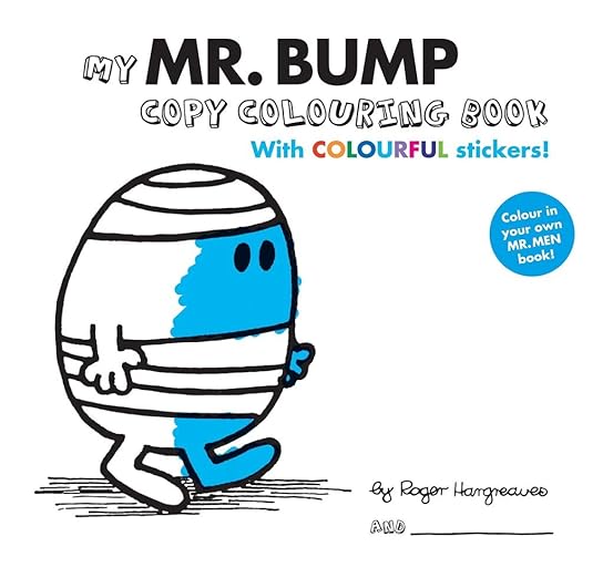 Mr Men - My Mr. Bump Colouring Book With Colourful Stickers