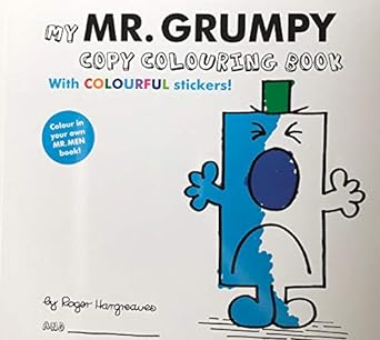 Mr Men - My Mr. Grumpy Colouring Book With Colourful Stickers