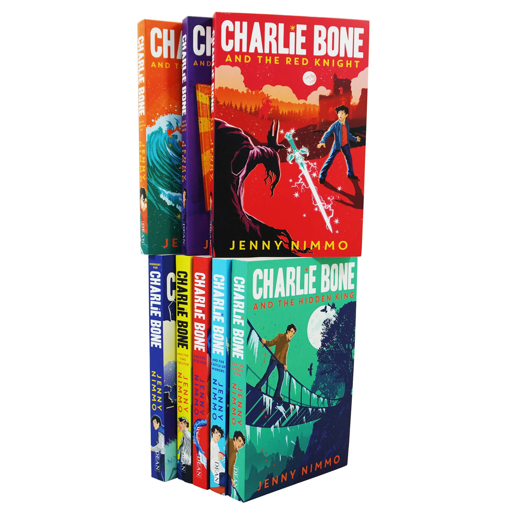 Charlie Bone Collection 8 Books Set By Jenny Nimmo The Time Twister The Blue Boa The Hidden King The Red Knight The Shadow Of Badlock