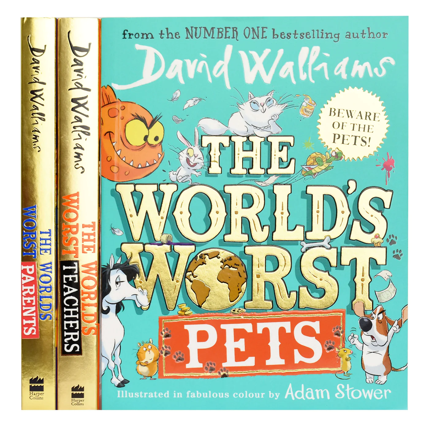David Walliams World's Worst Children 3 Books Collection Set - Age 8-12 - Paperback