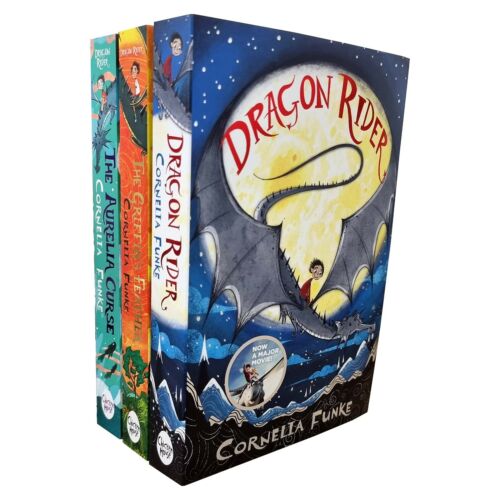 Dragon Rider Series Collection 3 Books Set By Cornelia Funke (dragon Rider The Aurelia Curse The Griffin\'s Feather)