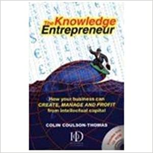 Knowledge Entrepreneur With Cd Rom