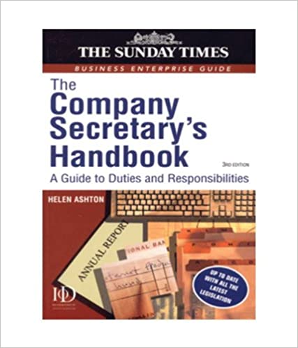 Company Secretary's Handbook 3rd/edition
