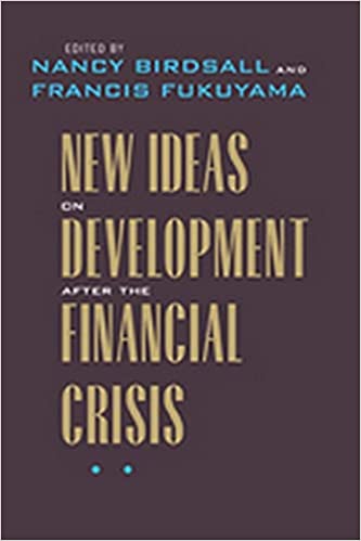 New Ideas On Development After The Financial Crisis