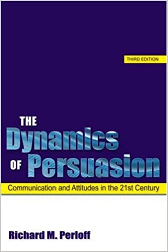 Dynamics Of Persuasion 3rd/ed