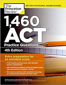 1,460 Act Practice Questions,