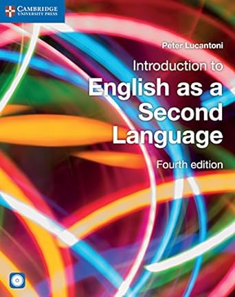 Introduction To English As A Second Language Coursebook With Audio Cd