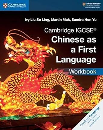 Cambridge Igcse™ Chinese As A First Language Workbook
