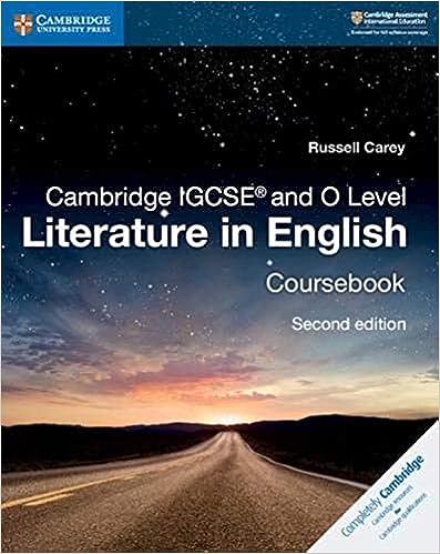 Cambridge Igcse® And O Level Literature In English Coursebook