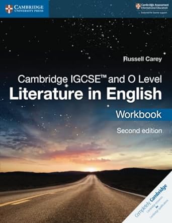 Cambridge Igcse™ And O Level Literature In English Workbook