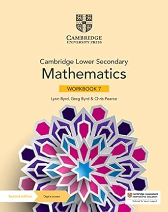 New Cambridge Lower Secondary Mathematics Workbook With Digital Access Stage 7