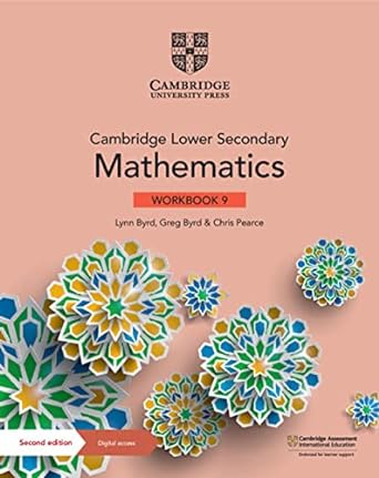 New Cambridge Lower Secondary Mathematics Workbook With Digital Access Stage 9