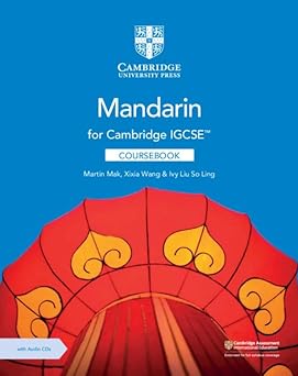 Cambridge Igcse™ Mandarin Coursebook With Audio Cds