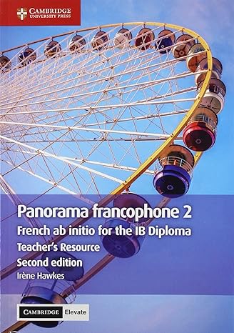 Panorama Francophone 2 Teacher's Resource With Cambridge Elevate