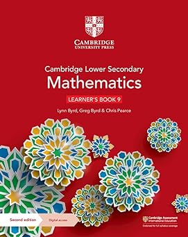 New Cambridge Lower Secondary Mathematics Learner’s Book With Digital Access Stage 9