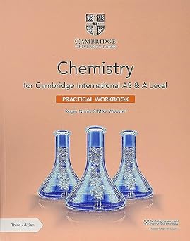 Cambridge International As & A Level Chemistry Practical Workbook