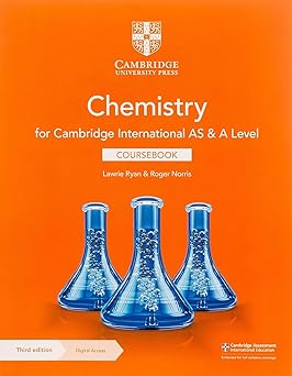 Cambridge International As & A Level Chemistry Coursebook With Digital Access