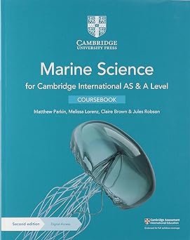 Cambridge International As & A Level Marine Science Coursebook With Digital Access
