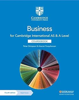 Cambridge International As & A Level Business Coursebook With Digital Access