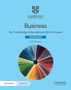 Cambridge International As & A Level Business Workbook With Digital Access