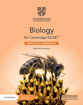 Cambridge Igcse™ Biology Practical Workbook With Digital Access (2 Years)