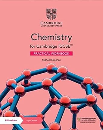 Cambridge Igcse™ Chemistry Practical Workbook With Digital Access (2 Years)