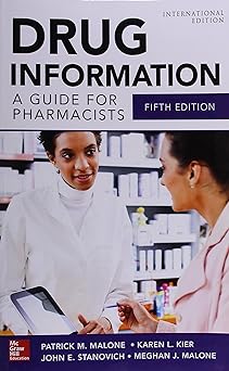 (old)drug Information A Guide For Pharmacists (ie)