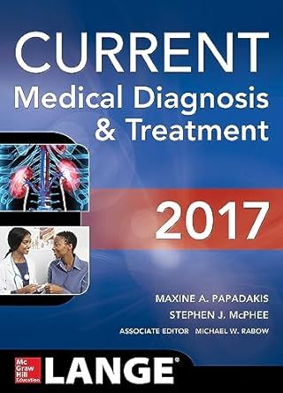 (old)2017 Current Medical Diagnosis & Treatment