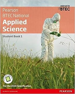 Btec National Applied Science Student Book 1 (btec Nationals Applied Science 2016)