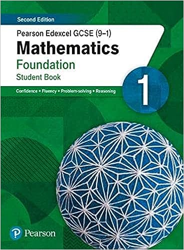 Pearson Edexcel Gcse (9-1) Mathematics Foundation Student Book 1