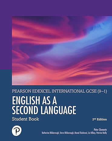 Pearson Edexcel International Gcse (9-1) English As A Second Language Student Book