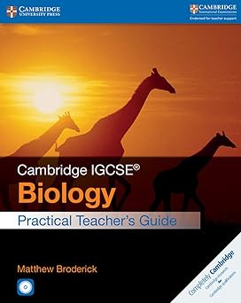 Cambridge Igcse™ Biology Practical Teacher's Guide With Cd-rom