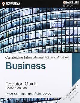 Cambridge International As & A Level Business Revision Guide